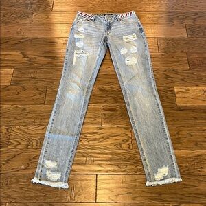 Alloy Apparel Straight Leg Mid Rise 7 x 37